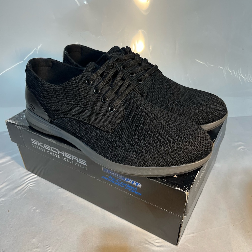 Skechers Men's Black Dress Shoes